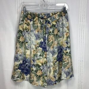 Vintage Shorts A/M Sport A-Line Multi Floral Print with Pockets Sz.L